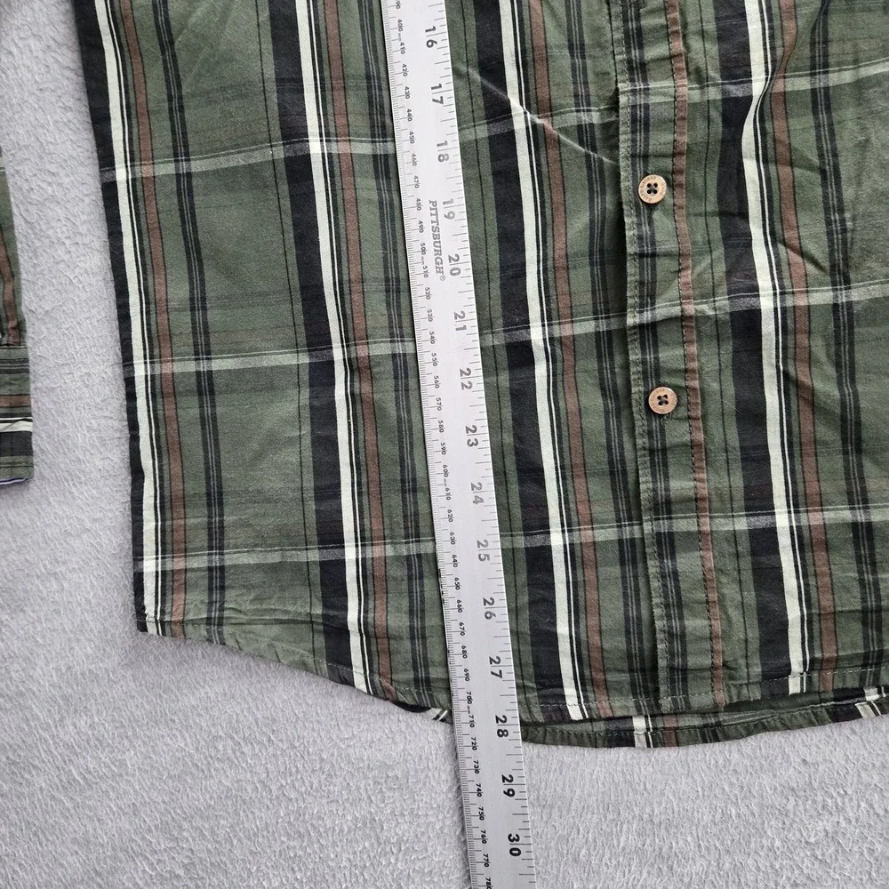 Polo Ralph Lauren Men Button Up Shirt XL Green Embroidered Classic Oxford